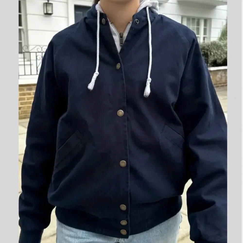 Navy Blue bomber Jacket - Picture 1 of 4